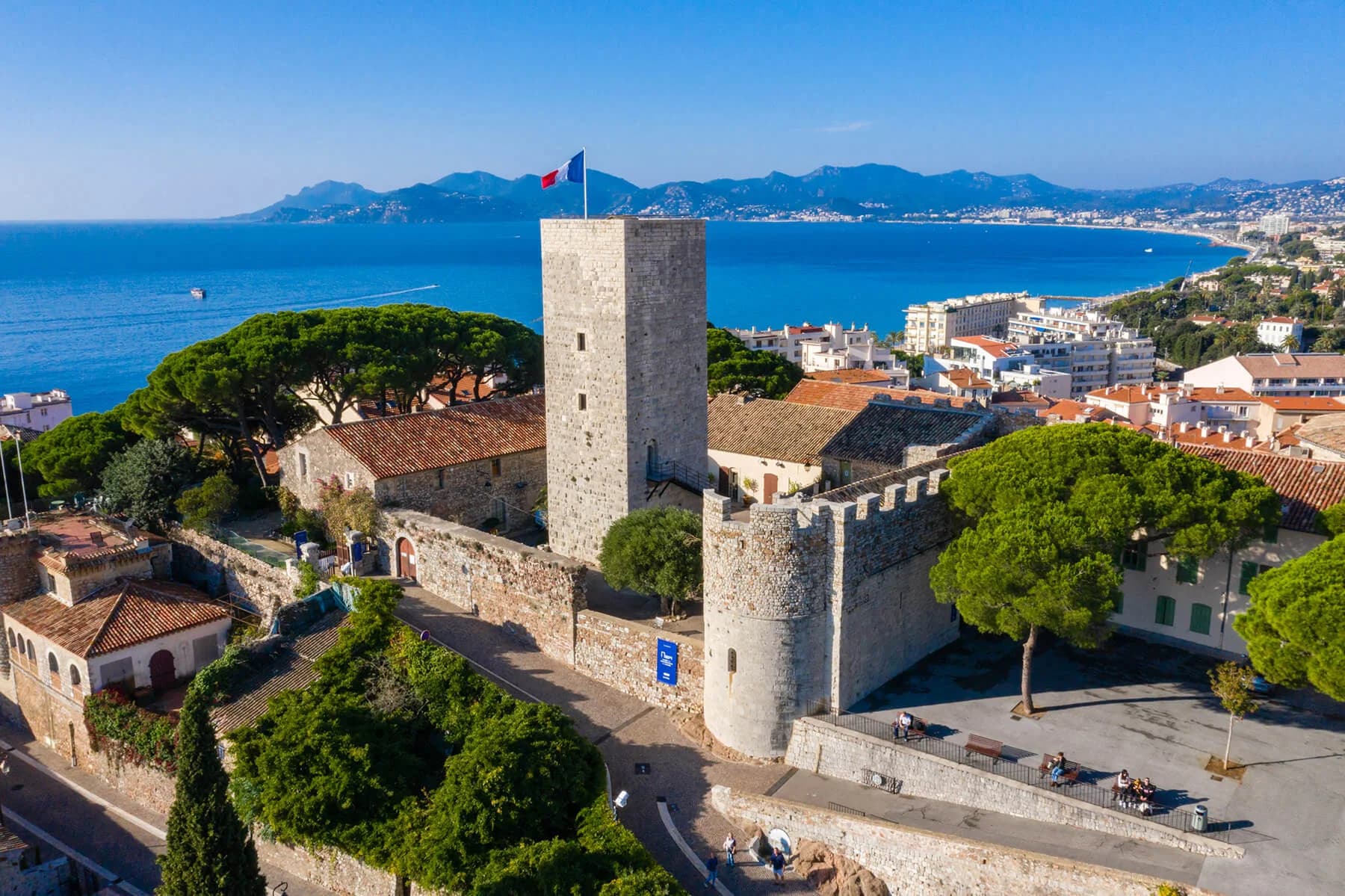 Vue du Suquet à Cannes